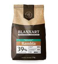 Lade das Bild in den Galerie-Viewer, Blanxart Schokolade - Rambla 39% - Vollmilch - 10kg - Drops