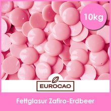 Lade das Bild in den Galerie-Viewer, Fettglasur - Zafiro Erdbeere - 10kg