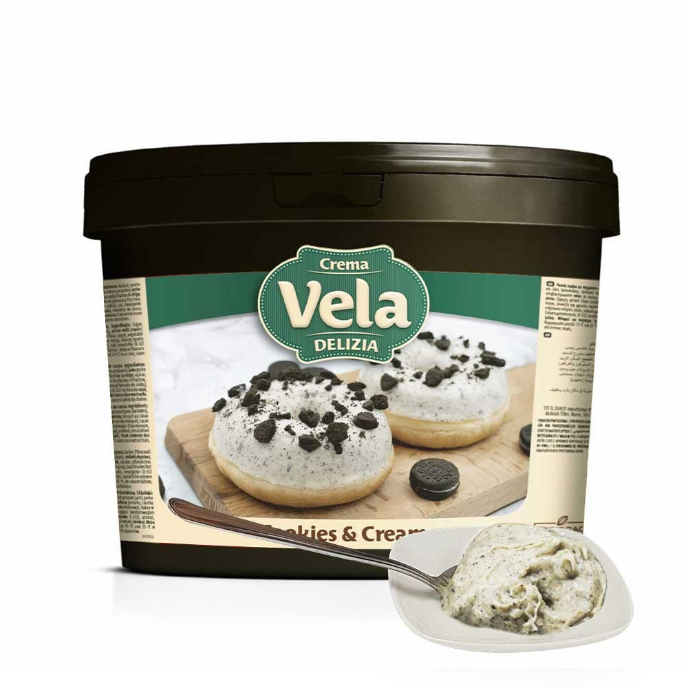 Cookies and Cream (Füllung, Aufstrich) - Crema Vela Cookies & Cream - 6kg