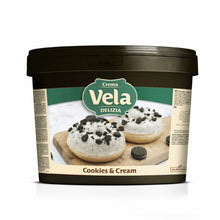 Lade das Bild in den Galerie-Viewer, Cookies and Cream (Füllung, Aufstrich) - Crema Vela Cookies &amp; Cream - 6kg
