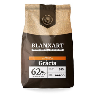 Blanxart Schokolade - Gracia 62% - Zartbitter - 10kg - Drops