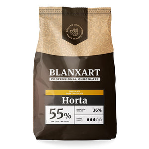 Blanxart Schokolade - Horta 55% - Zartbitter - 10kg - Drops