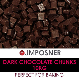 Backfeste Schokoladen-Chunks "Zartbitter" - 10kg