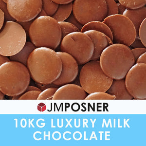 JM Posner Luxury - Vollmilchschokolade - 37% min. - 10kg - Drops
