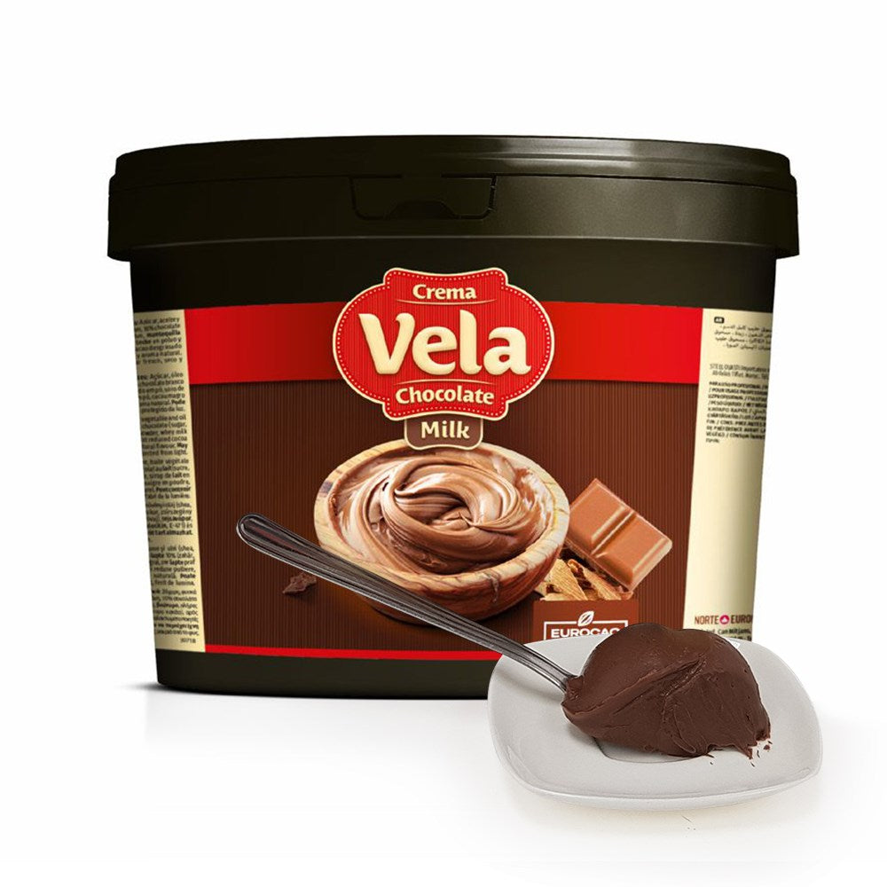 Vollmilchschokolade (Füllung, Aufstrich) - Crema Vela Milk - 6kg